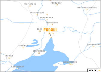 map of Fadavī