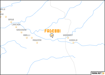 map of Fadebbi