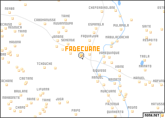 map of Fadecuane