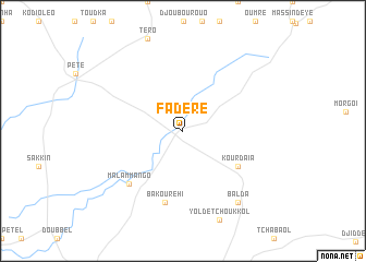map of Fadéré