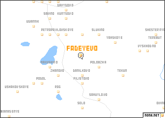 map of Fadeyevo