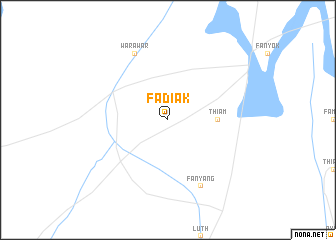 map of Fadiak