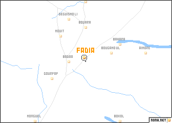 map of Fadia