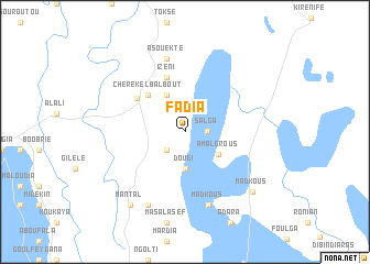 map of Fadia