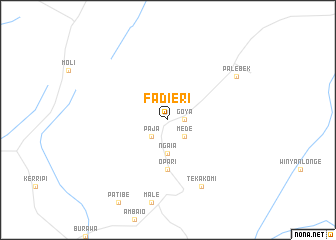 map of Fadieri