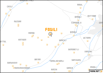 map of Fadılı