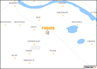 map of Fadino