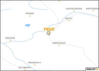 map of Fadin