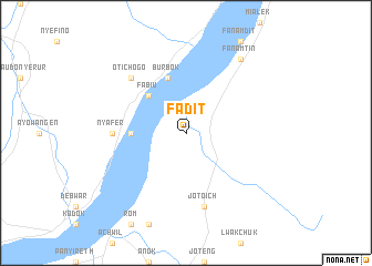 map of Fadit