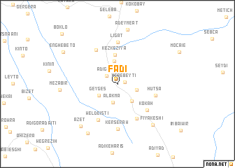 map of Fadī