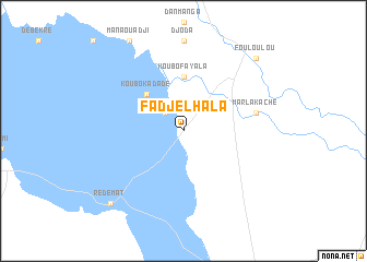 map of Fadjé Lhala