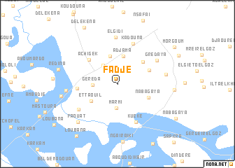 map of Fadje