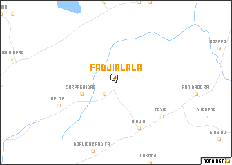 map of Fadjialala