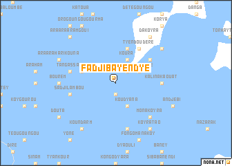 map of Fadji Bayèndyé