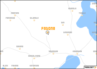 map of Fadona