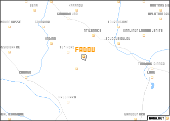 map of Fadou