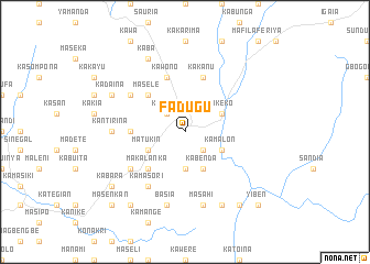 map of Fadugu