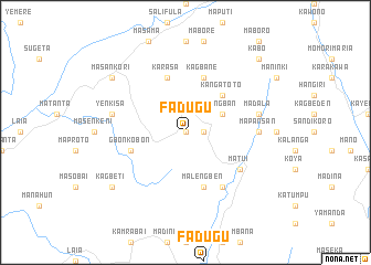 map of Fadugu