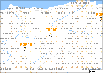 map of Faedo