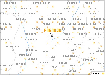 map of Faëndou