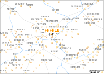 map of Fafacó