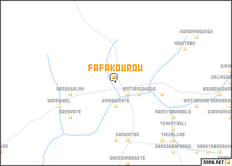 map of Fafakourou