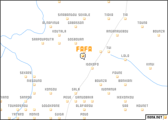 map of Fafa