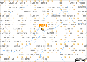 map of Fafe