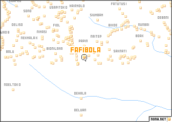 map of Fafibola