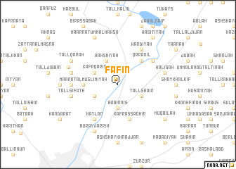 map of Fāfīn