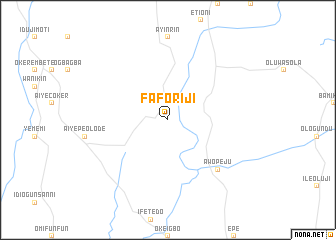 map of Faforiji