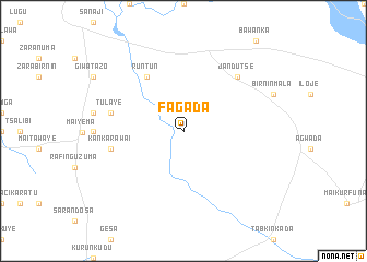 map of Fagada