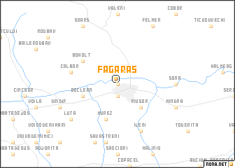 map of Făgăraş