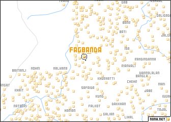 map of Fāg Bānda