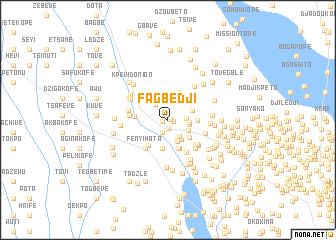 map of Fagbédji