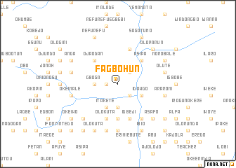 map of Fagbohun