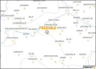 map of Fagē Hājī