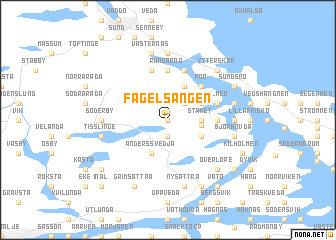 map of Fågelsången