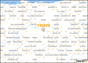 map of Fagera