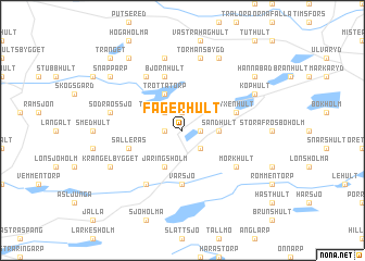 map of Fagerhult