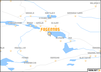 map of Fagernäs