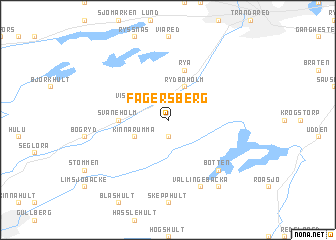 map of Fagersberg