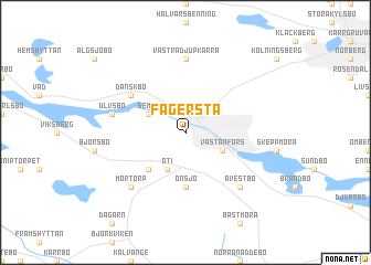 map of Fagersta