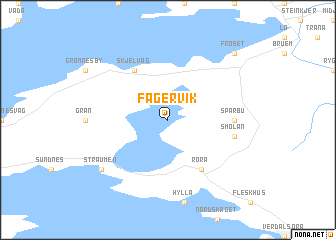 map of Fagervik