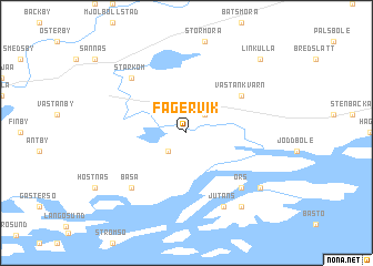 map of Fagervik