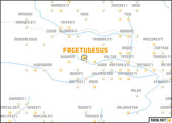 map of Făgetu de Sus