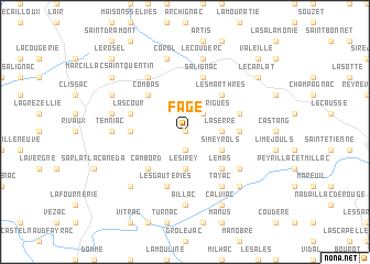 map of Fage