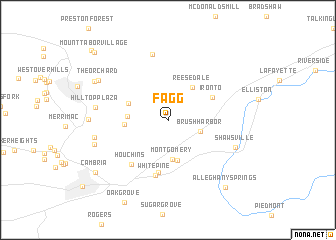 map of Fagg