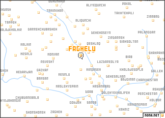 map of Fāghelū