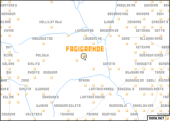 map of Fagigarhoé